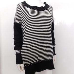 Dolce and Gabbana Stripe boat neck tunic